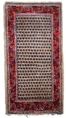 Tapis vintage Indien Seraband fait main, 1C801