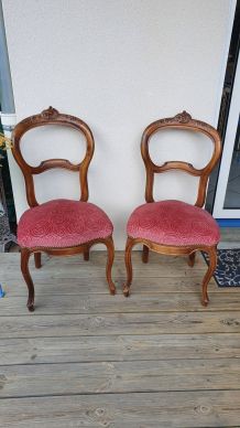 Paire de chaises Napoléon III