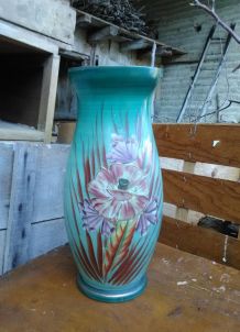 Jolie paire de vases en opaline verre 