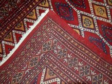 Tapis vintage Ouzbek Bukhara fait main, 1C726