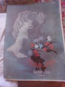 Publicité ancienne Guerlain "Fleur de feu"