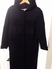Manteau en laine bouillie 