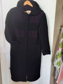 Manteau en laine bouillie 