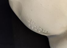 buste "la rieuse" d'après Jean-Baptiste Pigalle en plâtre