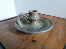 Bougeoir rat de cave en céramique émaillée