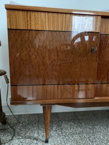 Enfilade vintage 1965 acajou pomelé