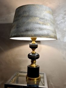 Lampe vintage design style Philippe Barbier circa , non sign