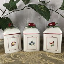 3 pots de conservation Villeroy &amp;amp;  Boch