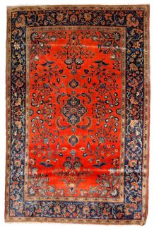 Tapis ancien Persan Sarouk fait main, 1B785
