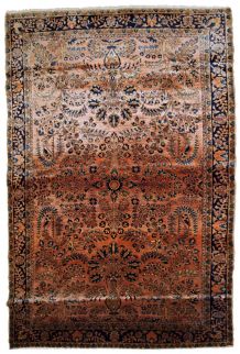 Tapis ancien Persan Sarouk fait main, 1B786