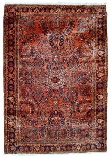 Tapis ancien Persan Sarouk fait main, 1B789