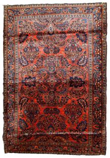 Tapis ancien Persan Sarouk fait main, 1B790
