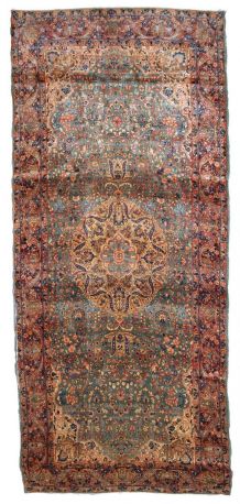 Tapis ancien Persan Kerman fait main, 1B791