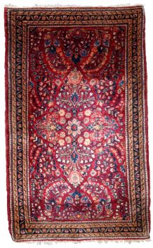 Tapis ancien Persan Sarouk fait main, 1B815