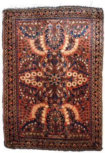 Tapis ancien Persan Sarouk fait main, 1B817