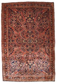 Tapis ancien Persan Sarouk fait main, 1B823