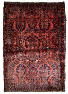 Tapis ancien Persan Sarouk fait main, 1B829