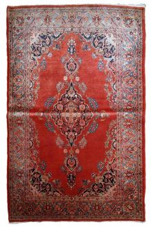 Tapis ancien Persan Sarouk fait main, 1B832