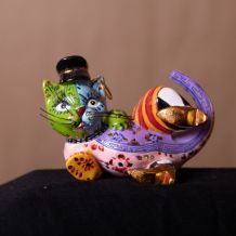 Statuette chat signé Toms Drag