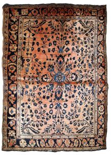 Tapis ancien Persan Sarouk fait main, 1B839