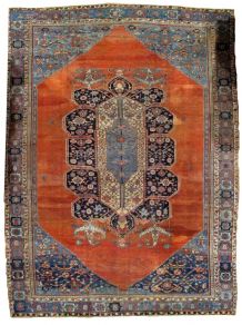 Tapis ancien Persan Bakshaish fait main, 1B845