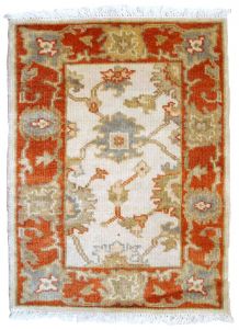 Tapis vintage Indien Mahal fait main, 1B861