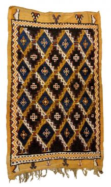 Tapis ancien Marocain Berber fait main, 1B871