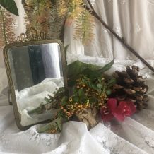 Miroir de table en laiton