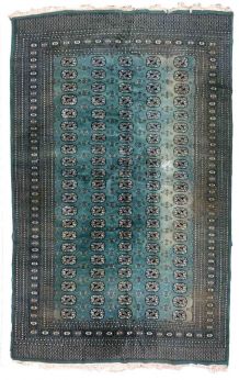 Tapis vintage Ouzbek Bukhara fait main, 1B893