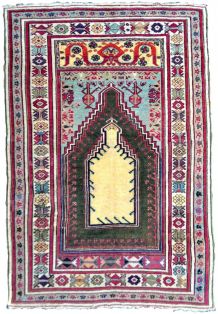 Tapis ancien Turc Kersheir fait main, 1P25