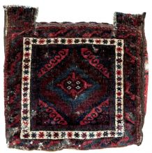 Tapis ancien Afghan Baluch fait main, 1P31