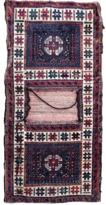 Tapis ancien Afghan Baluch fait main, 1P33