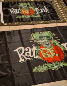 Drapeau Rat Fink   60x90;15e   90x150  ;    18e        120 x