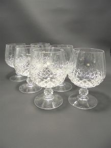 Set de 6 verres à cognac