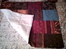 Plaid en tissu patchwork fait main