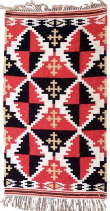 Tapis vintage Scandinave Finlandais fait main, 1P62