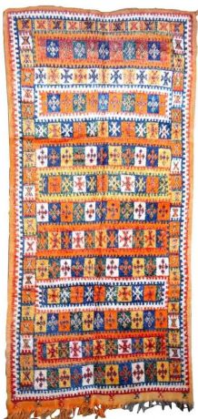 Tapis ancien Marocain Berber fait main, 1P70