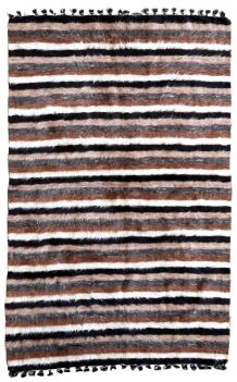 Tapis vintage Persan Angora fait main, 1P76