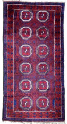 Tapis ancien Afghan Baluch fait main, 1P84