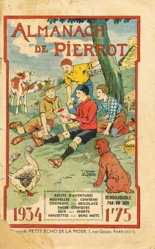 ALMANACH DE PIERROT - Année 1934 