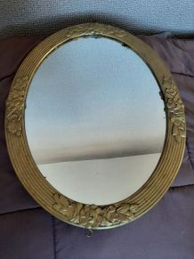 Miroir vintage ovale