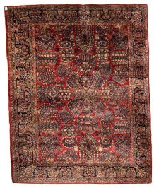 Tapis ancien Persan Sarouk fait main, 1B907