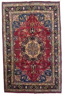 Tapis ancien Persan Mashad fait main, 1B910