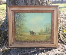 Reproduction d'Art sur plaque émaillée bombée (primdecor)