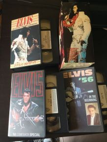 Coffret Elvis Presley 3 vhs