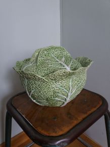 Soupière chou en barbotine Bordallo Pinheiro