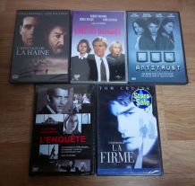 Lot 5 DVD films policiers américains