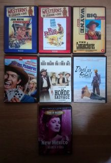 Lot de 7 DVD "Westerns"