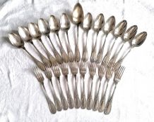 Service en métal argenté par Saglier Frères 