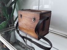 Ancienne boite bois portative rangement pêche autre